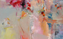 Abstraction Rose - Huile